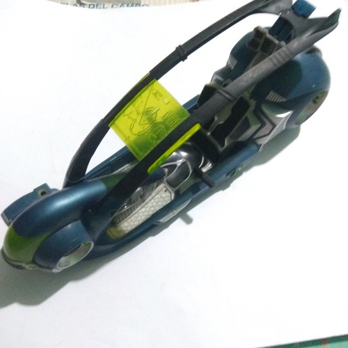 Max Steel Vehículo N-tek Moto Azul Verde Mattel 2004 (Usado)