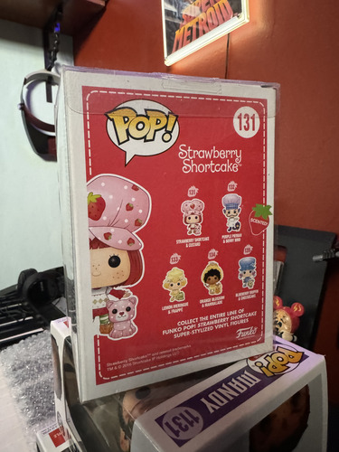 Funko Pop Strawberry Shortcake & Custard #131 Con Protector (Usado)