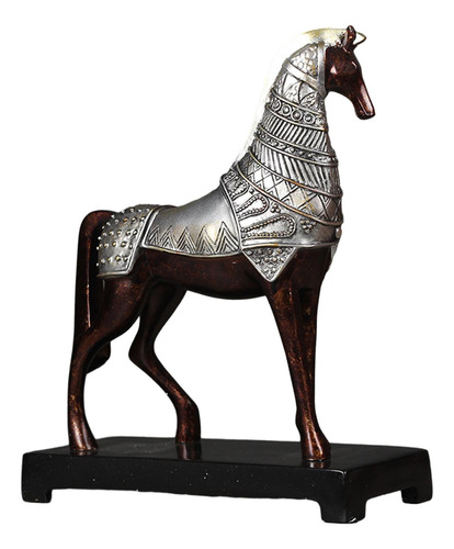 Estatua De Caballo De Resina, Adorno De Mesa, Figura De