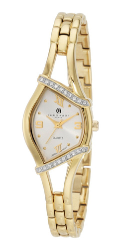 Reloj Mujer Charles-hubert Paris 6805 Cuarzo Pulso Dorado