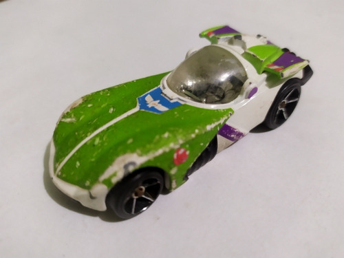 Hot Wheels Disney C10 Buzz Lightyear Verde Blanco Toy Story