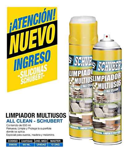 Limpiador Multiusos 650ml - Schubert