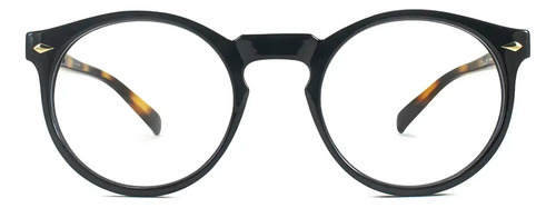 Armazón Lentes Infinit Tulum Negro Brill Negro Brillo Carey - Bs Habano