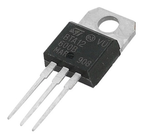 Imagen 1 de 1 de Pack De 8 Transistor Triac Bta12-600b 12a 600v Bta12 600 St