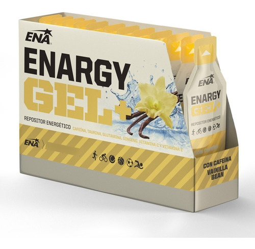 Enargy Gel Cafeína Caja 12 Unid Ena Sport Repositor Energético