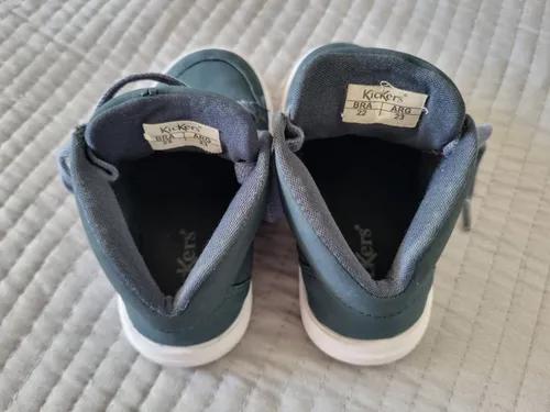 Kickers Zapatillas Botitas Azul Niño Número 23 Muy Buenas (Usado)