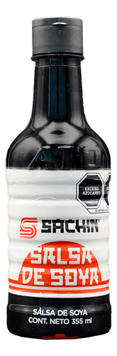 Salsa De Soya Sachin Ato Foods Pack 2 Pzas Con 355ml C/u