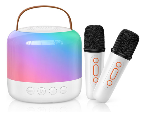 Altavoz Bluetooth Portátil Con 2 Micrófonos Inalámbricos