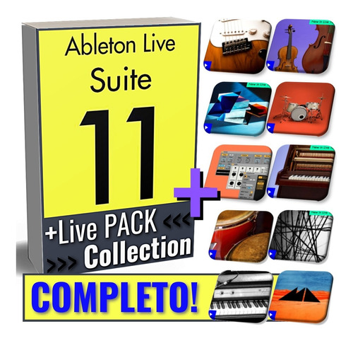 Imagem 1 de 3 de Ableton Live Suite 11 + Pack De Plugins Gratuitos!