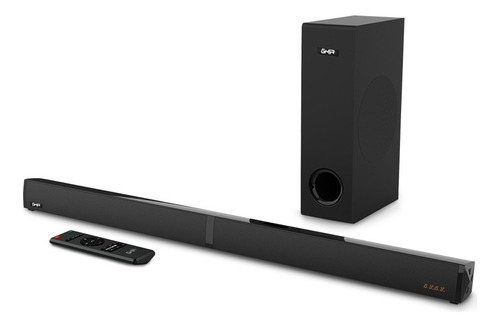 Barra De Sonido Ghia Subwoofer Hdmi  Usb Auxiliar Audio 2.1