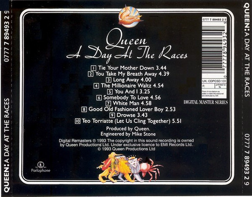 Cd A Day At The Races (queen) Estándar