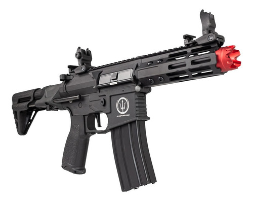 Imagem 1 de 7 de Rifle Airsoft Ar15 Rossi Neptune Pdw 2 Midcaps Nova E Nota