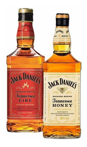 Jack Daniels No7 Honey,apple De Litro