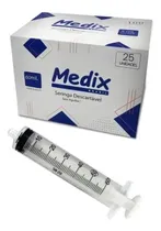 Comprar Seringa Descartável 60 Ml Bico Luer Slip Sem Agulha 25 Unid