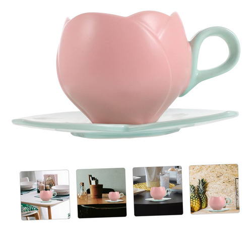 1 Juego Taza De Café Taza De Nube De Cerámica Juego De