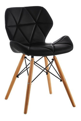 Silla Eames Diseño Moderno En Ecocuero Alta Calidad Hogar Pc Marca Zeyrum Colombia