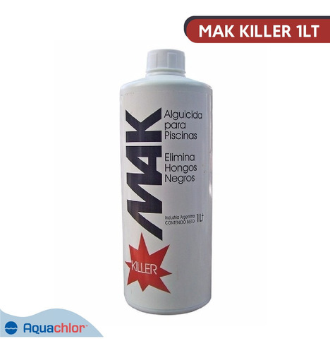 Mak Killer Alguicida Para Piletas Elimina Agua Verde 1lt