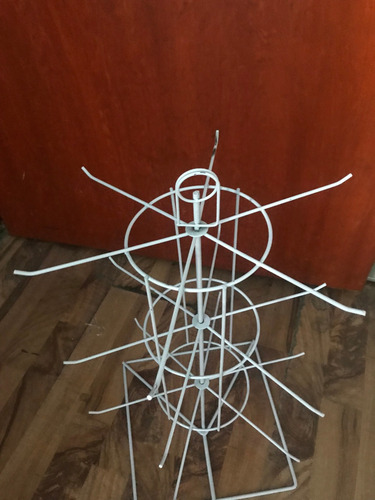Imagen 2 de 3 de 5 Exhibidor Araña Giratorio Mostrador Botanero 3 Niv Gancho