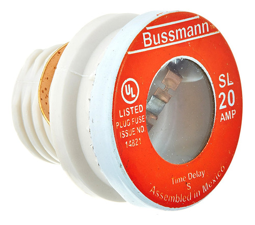 Bussmann Sl-20-20 Amperio Retardo Tiempo Cargado Base Enlaz