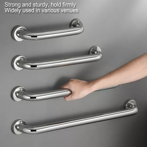 Soporte adhesivo para barra de ducha sin taladrar juego de 4 soporte para  barra de cortina también se puede utilizar con barras de ducha para baño –  Yaxa Colombia