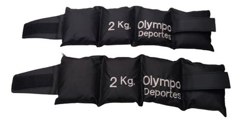 Par De Pesas Tobilleras Olympo Fitness Doble Abrojo De 2 Kg