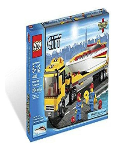 Juego De Construcción Lego City Transporte Barco 4643
