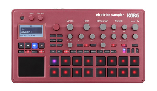 Estación De Producción Musical Korg Electribe2s Sampler Red