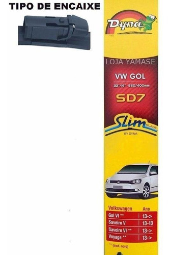 Palheta Limpador Parabrisa Gol Saveiro Voyage G5 G6 2013