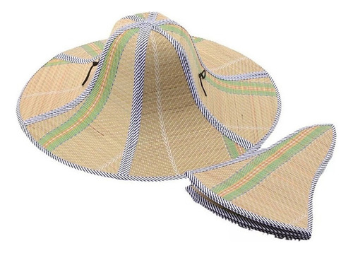 Sombrero De Paja De Pesca Tejido A Mano Retro Estilo Chino