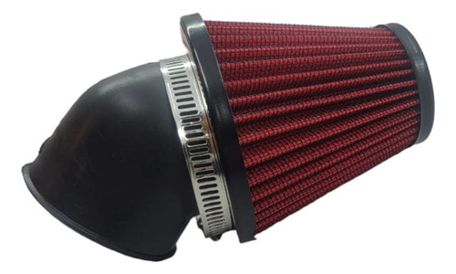 Filtro Aire Cónico 48-42mm Rojo Universal Doble Boca