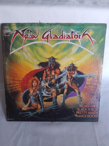 Lp Disco De Acetato De The New Glatiator Quiet Riot Kick Axe (Usado)