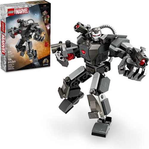 Lego Marvel War Machine Armadura Mecánica, Figura De Acción 
