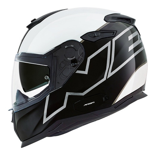 Imagen 1 de 1 de Casco Integral Nexx Sx100 Orion Negro Blanco