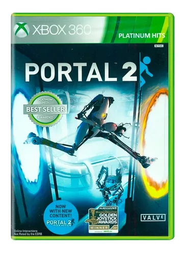 Jogo Portal 2 - Platinum Hits - Xbox 360 - Física - Original
