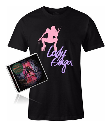 Playera Lady Gaga: Playera + Cd Chromatica Original