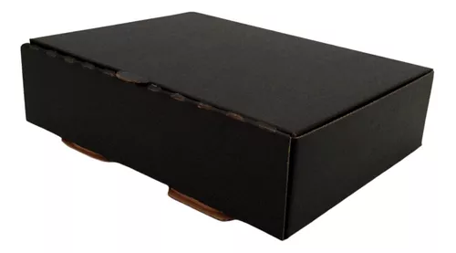 Caja de embalaje de 5 unidades, 10 unidades, caja de cartón de color  pequeño en blanco Kraft (color: cajas negras, tamaño de la bolsa de regalo:  5