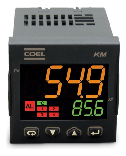 Controlador De Tempo E Temperatura Km3 Coel 3 Saídas Rele