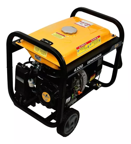 Ecomaqmx - Generador a Gasolina Evans 4000 Watts Portatil 110V Motor 7.5 Hp