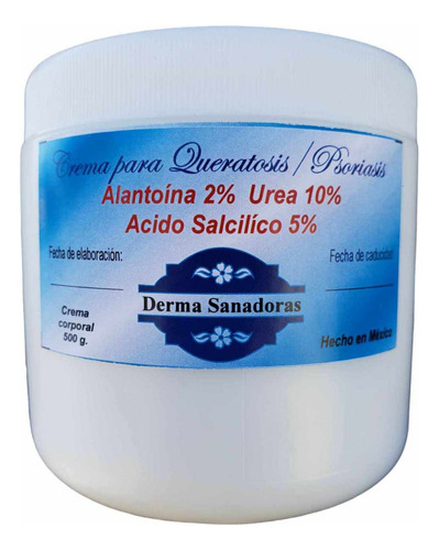 Crema Queratosis Psoriasis Ác. Salcilico Alantoina Urea 500g