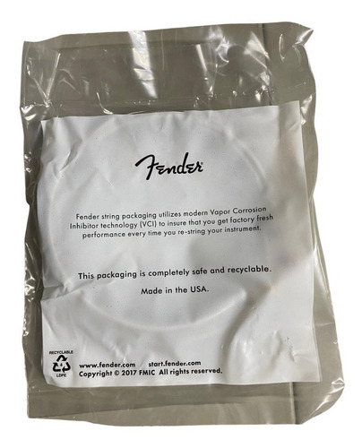Fender 0737250405 Cuerdas Para Bajo Eléctrico 45-100