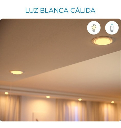 Imagen 6 de 9 de Wiz Downlight Inteligente 24w Luz Cálida Y Fría Wi-fi X4 Un.