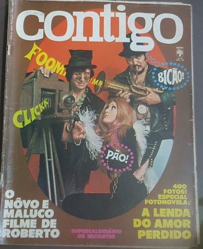 Revista Contigo 1969 Jovem Guarda Roberto Carlos Wanderlea