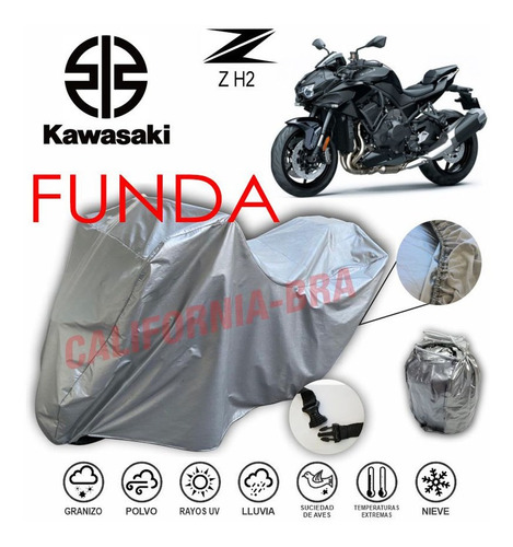 Funda Cubierta Lona Moto Cubre Kawasaki Z H2
