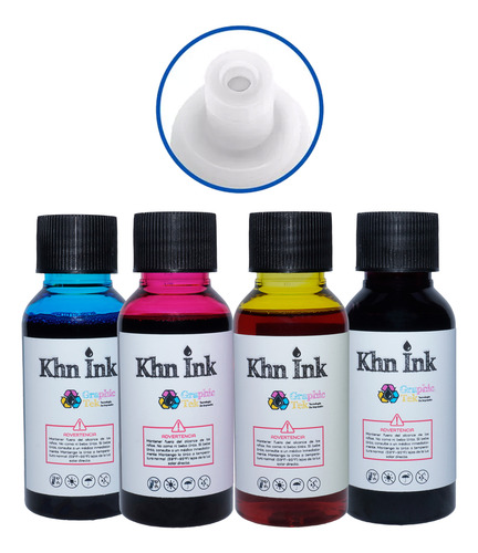 4 Botellas Tinta Compatible Epson T664 L120 L310 L380 70ml