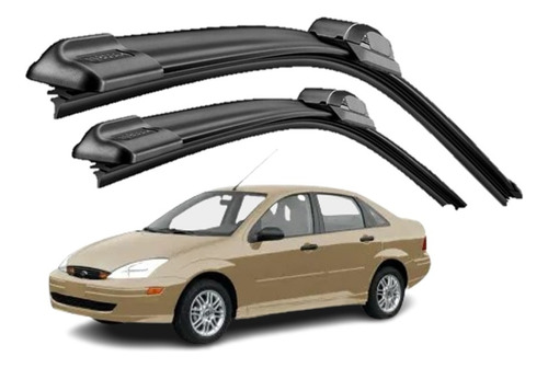 Par Plumas Limpiaparabrisas Para Ford Focus 2003