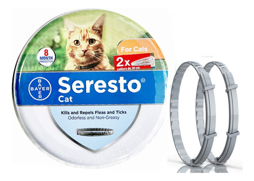 Collares Antipulgas Seresto Para Perros Y Gatos, Paquete De