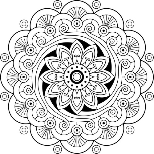 Pdf Imprimible Para Colorear: 100 Mandalas Maravilla