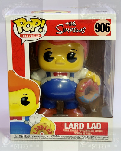 Funko Pop! Tv | Lard Lad #906 (6'' Pulgadas) - Los Simpsons