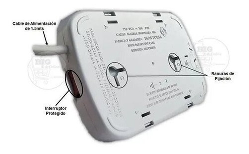 Zapatilla Electrica Multitoma 6 Tomas