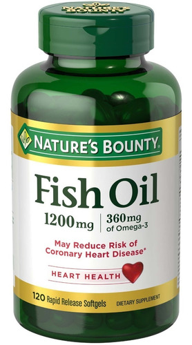 Suplemento em cápsula Nature's Bounty  Fish Oil